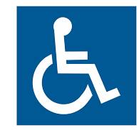 Lieu accessible aux personnes à mobilité réduite